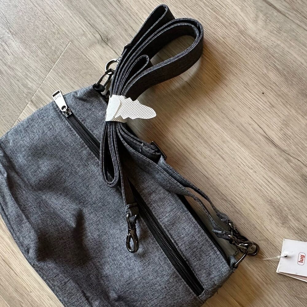 Lug Samba Crossbody Purse Heather Gray NEW NWT - Picture 6 of 10